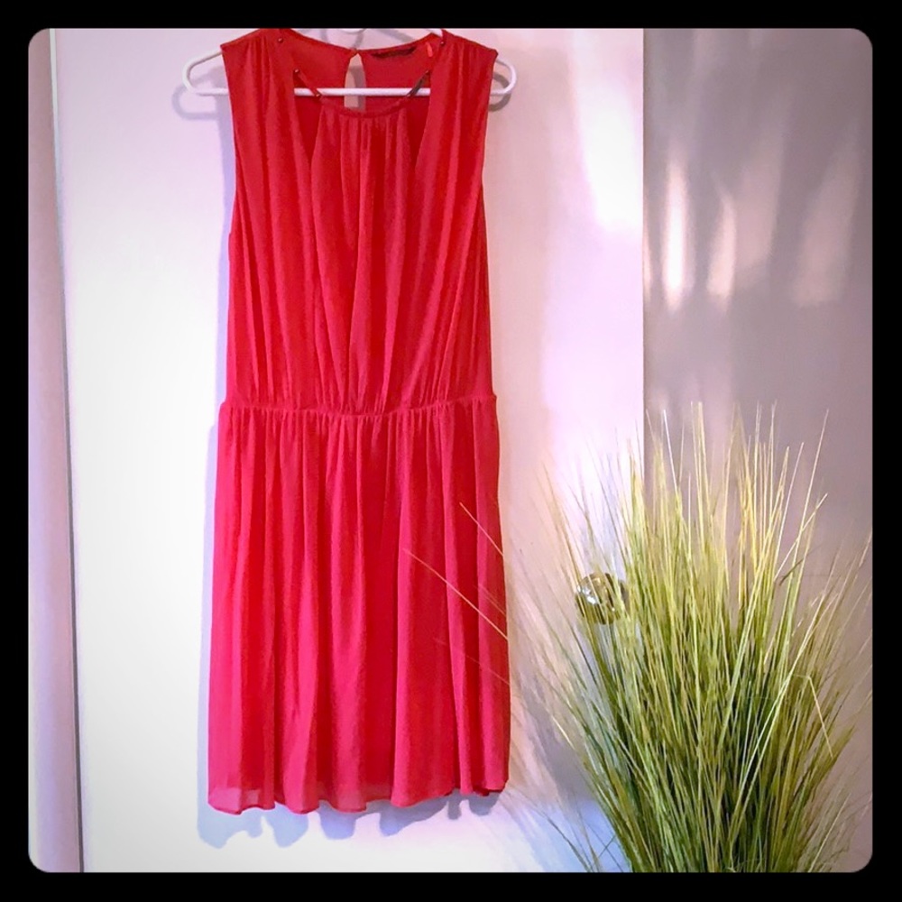 Guess dress pink size L